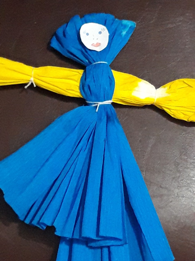 Поделка кукла масленица из бумаги